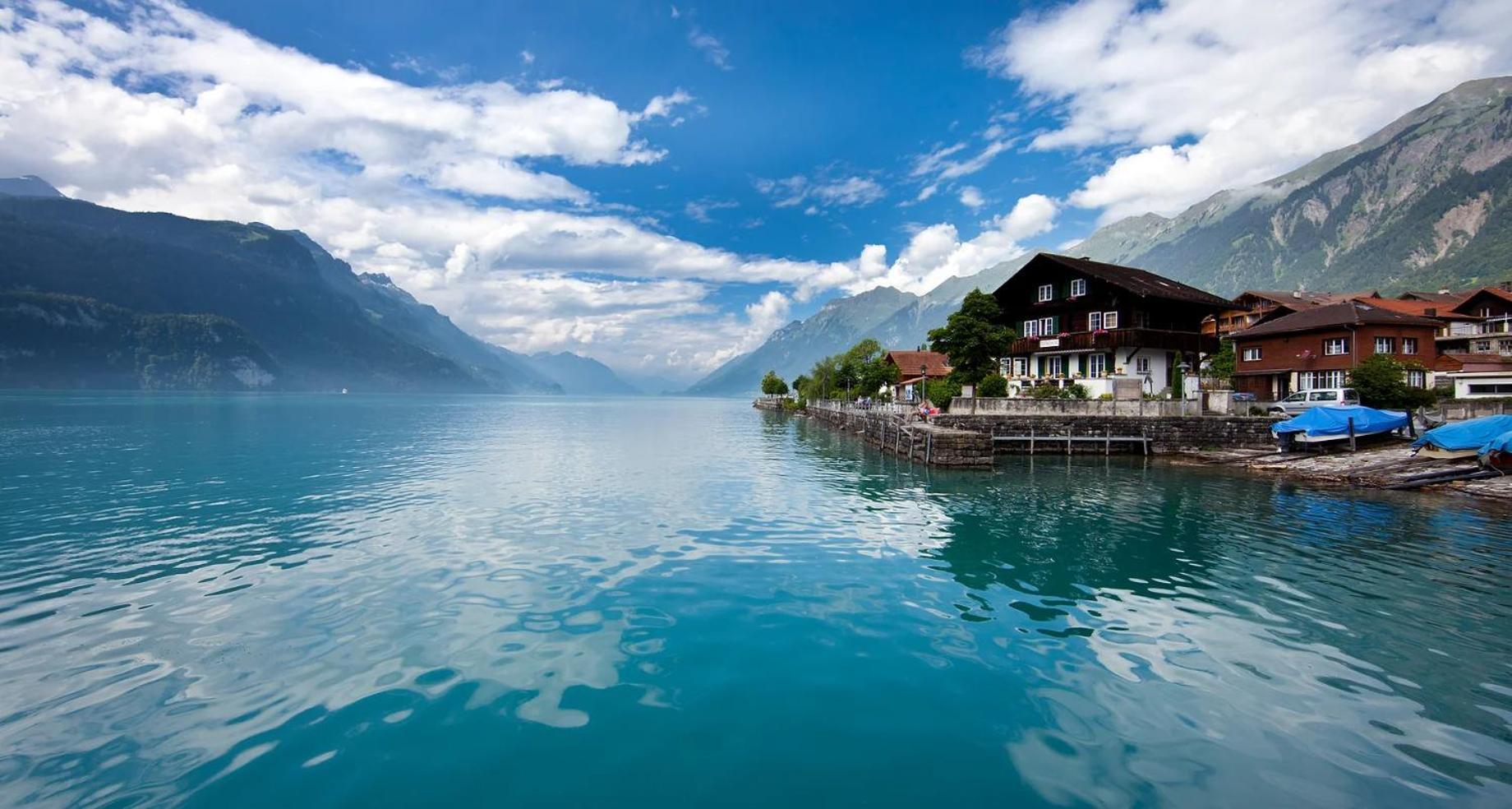 Romantic Lake & Mountain Apartment Pure Swissness Бриенц Экстерьер фото