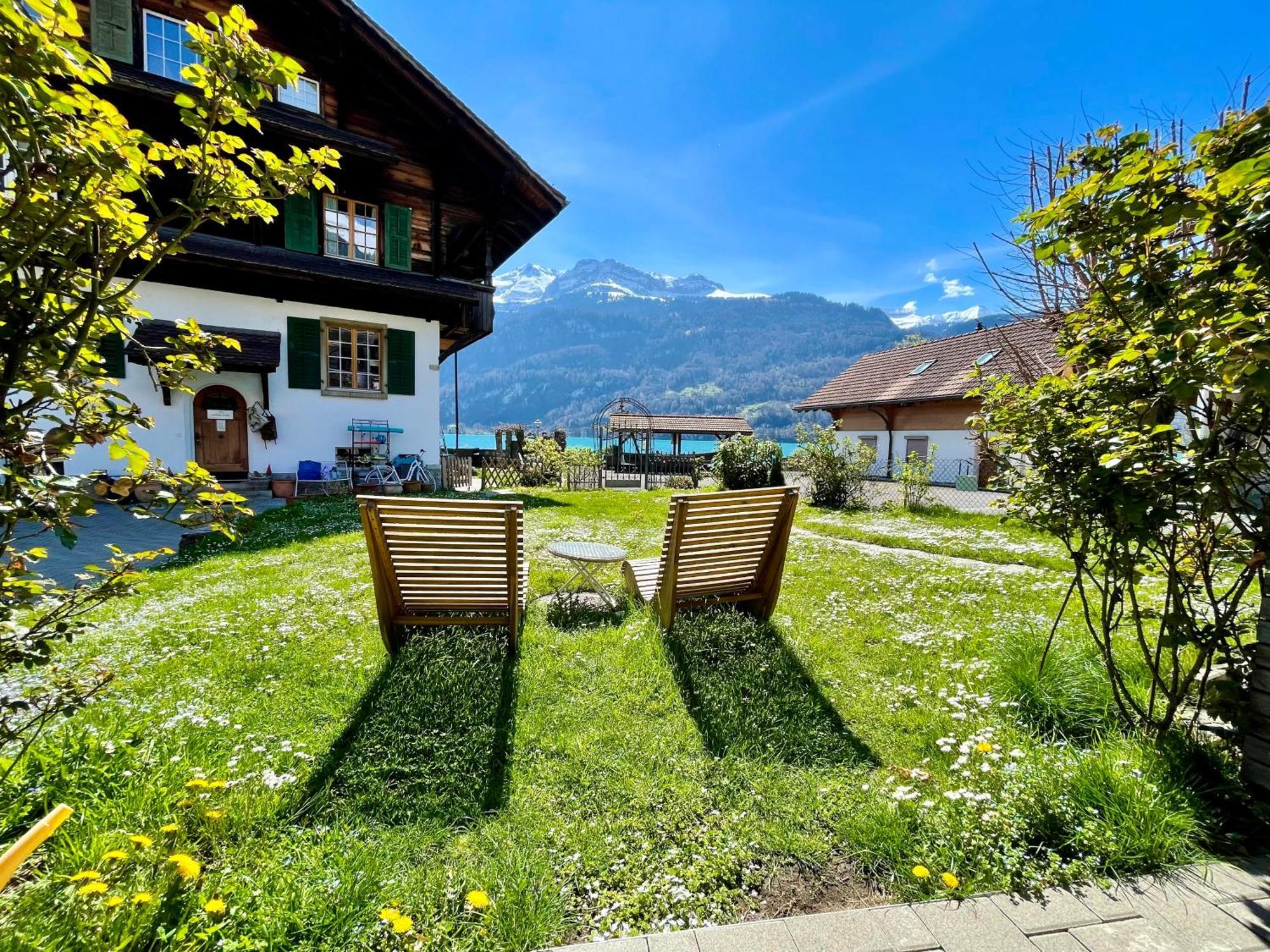 Romantic Lake & Mountain Apartment Pure Swissness Бриенц Экстерьер фото